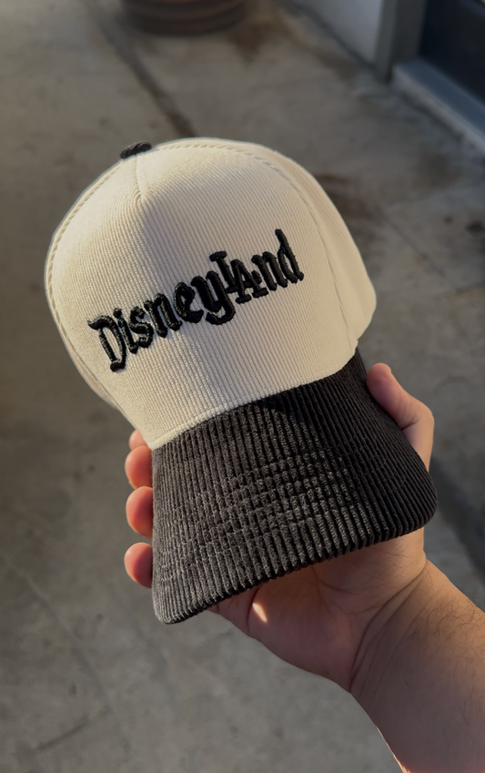 Khaki/Black DisneyLAnd Corduroy Hat