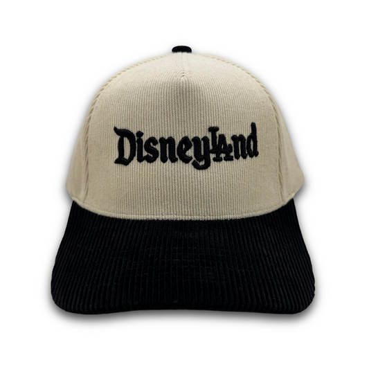 Khaki/Black DisneyLAnd Corduroy Hat